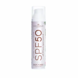 Cocosolis SPF 50 natūralus apsauginis losjonas nuo saulės