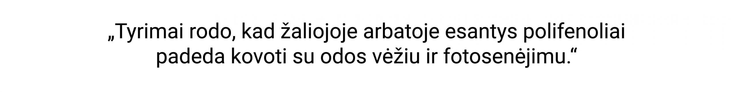 žalioji arbata
