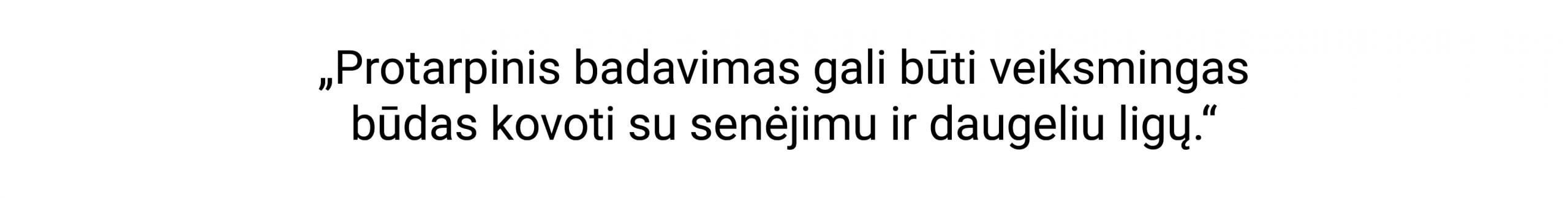 protarpinis badavimas