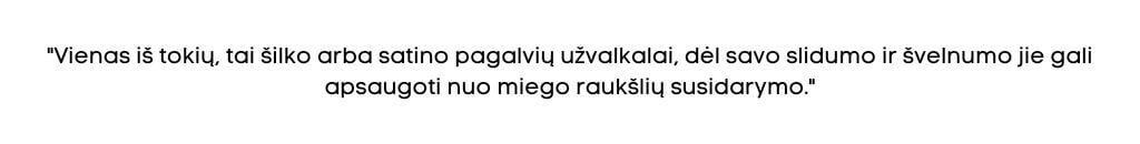Šilko pagalvių užvalkalai