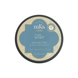 MKS eco Whip Skin Butter With Argan & Hemp Oil Kūno sviestas Light Breeze Scent 227g