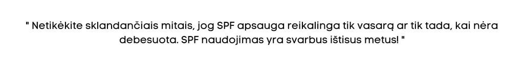 SPF apsauga