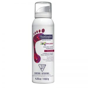 Footlogix priešgrybelinė priemonė Peeling Skin formula 125 ml.