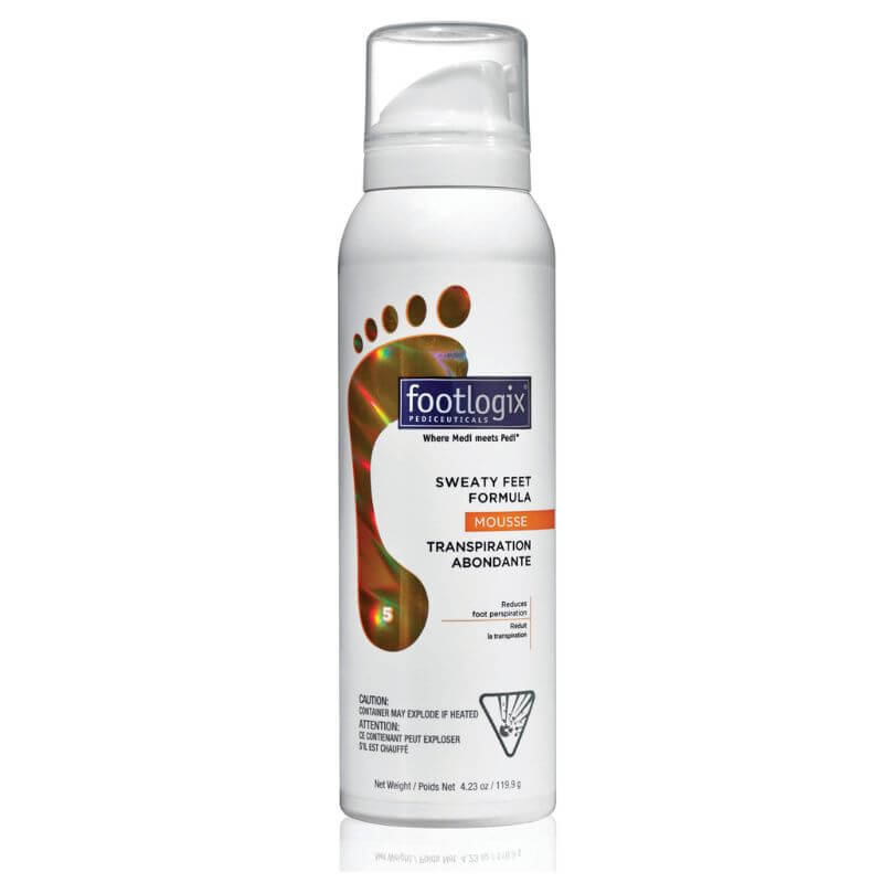 Footlogix putos prakaituojančioms pėdoms Sweaty feet formula 125 ml. Footlogix putos prakaituojančioms pėdoms Sweaty feet formula 125 ml.