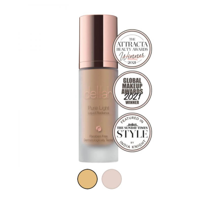 delilah PURE LIGHT LIQUID RADIANCE švytėjimo suteikianti priemonė, 30 ml. delilah PURE LIGHT LIQUID RADIANCE švytėjimo suteikianti priemonė, 30 ml.