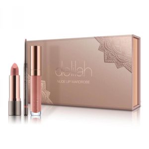 delilah NUDE LIP WARDROBE dekoratyvinės kosmetikos rinkinys lūpoms