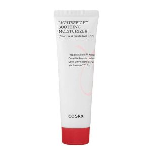 COSRX AC Collection Lightweight Soothing Moisturizer veido kremas probleminei odai 80ml