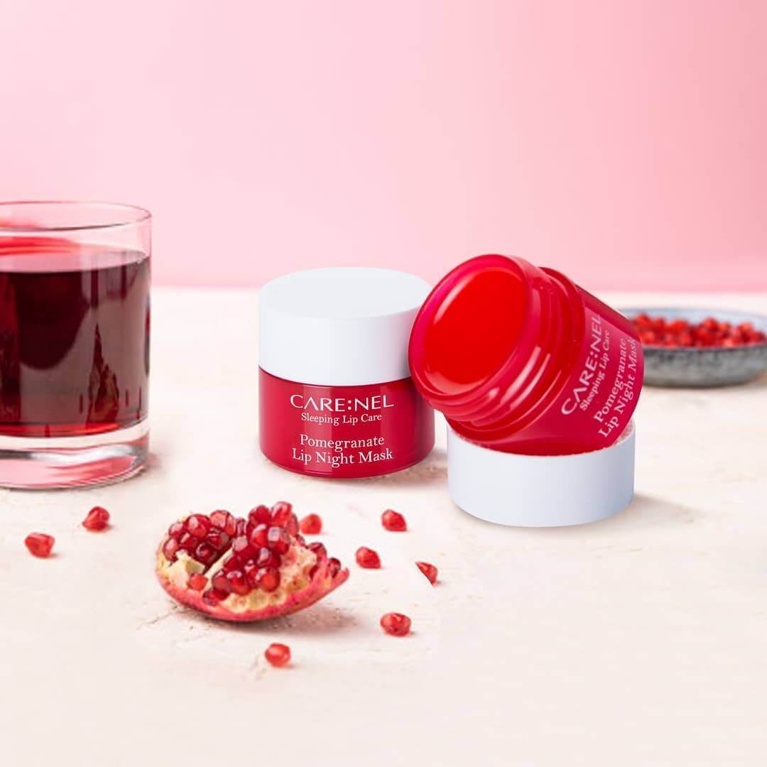 Carenel Pomegranate naktinė lūpų kaukė 5g Carenel Pomegranate naktinė lūpų kaukė 5g