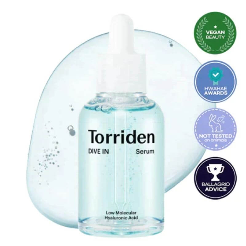 Torriden Dive-In Low Molecule Hyaluronic Acid veido serumas su hialuronu 50ml Torriden Dive-In Low Molecule Hyaluronic Acid veido serumas su hialuronu 50ml