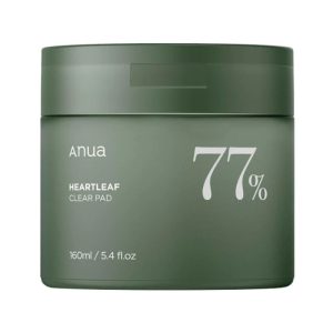 ANUA Heartleaf 77 Clear Pad - valomieji padeliai, 160 ml