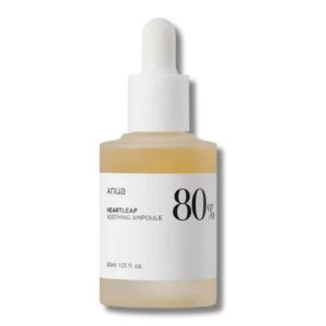 ANUA Heartleaf 80% Moisture Soothing Ampoule - veido ampulė, 30 ml