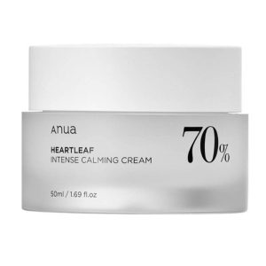 ANUA Heartleaf 70 Intense Calming Cream - veido kremas, 50 ml