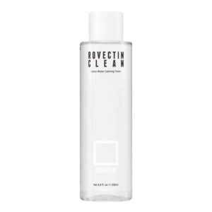ROVECTIN Clean Lotus Water Calming veido tonikas su lotoso ekstraktu, 200ml