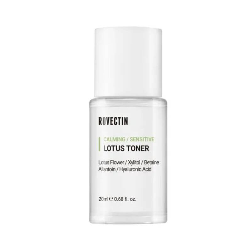 ROVECTIN Clean Lotus Water Calming veido tonikas su lotoso ekstraktu (mini) 20 ml ROVECTIN Clean Lotus Water Calming veido tonikas su lotoso ekstraktu (mini) 20 ml