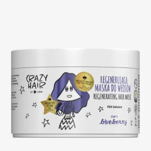 Crazy Hair Blueberry miego kaukė plaukams 300 ml