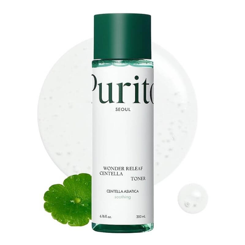 Purito SEOUL Wonder Releaf Centella Toner veido tonikas 200ml Purito SEOUL Wonder Releaf Centella Toner veido tonikas 200ml