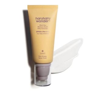Haruharu Wonder Black Rice Moisture Airyfit Sunscreen veido kremas nuo saulės SPF50, 50ml