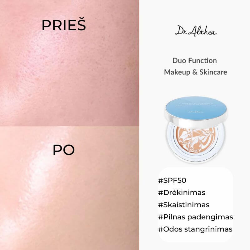 Dr. Althea Double Serum Balm Foundation makiažo pagrindas Dr. Althea Double Serum Balm Foundation makiažo pagrindas