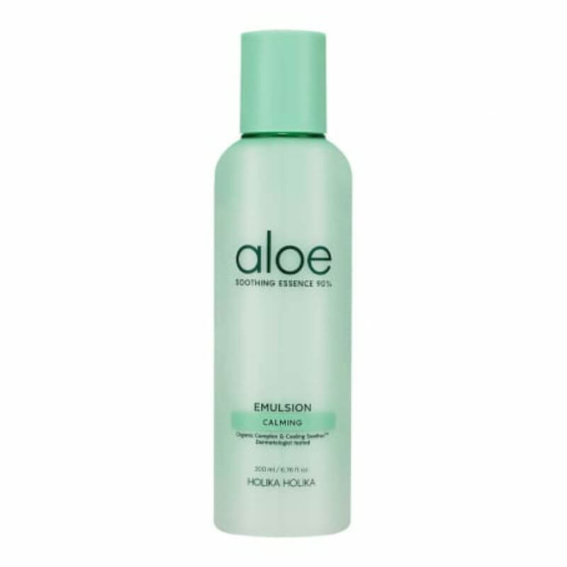 Holika Holika Aloe Soothing Essence 90% Emulsion veido emulsija 200ml Holika Holika Aloe Soothing Essence 90% Emulsion veido emulsija 200ml
