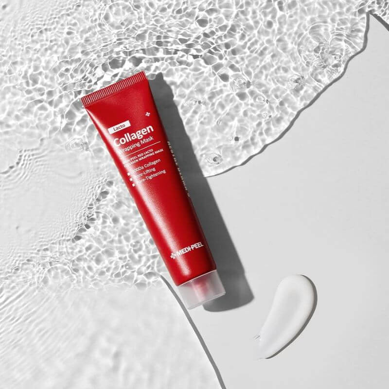 MEDI-PEEL Red Lacto Collagen Wrapping Mask veido kaukė 70ml MEDI-PEEL Red Lacto Collagen Wrapping Mask veido kaukė 70ml