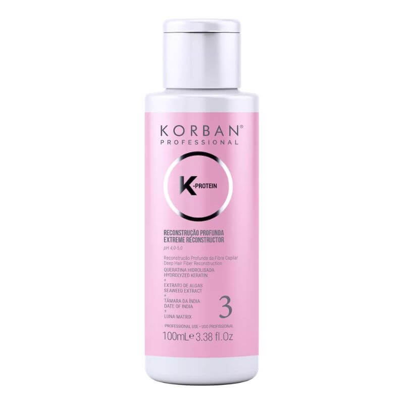 Korban K-Protein Extreme Reconstructor- 3 atstatomoji plaukų priemonė, 100 ml Korban K-Protein Extreme Reconstructor- 3 atstatomoji plaukų priemonė, 100 ml