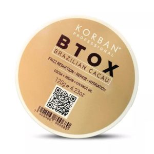 Korban Btox Brazilian Cacau plaukus atstatanti procedūra 120g