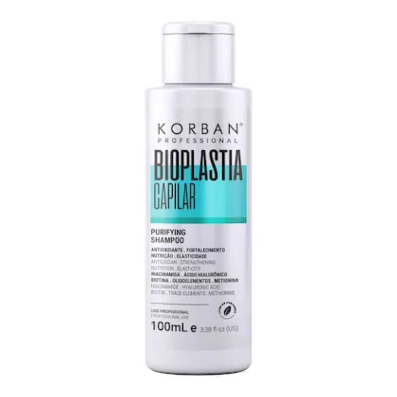Korban Bioplastia Capilar intensyvus atstatantis plaukų šampūnas, 100 ml Korban Bioplastia Capilar intensyvus atstatantis plaukų šampūnas, 100 ml