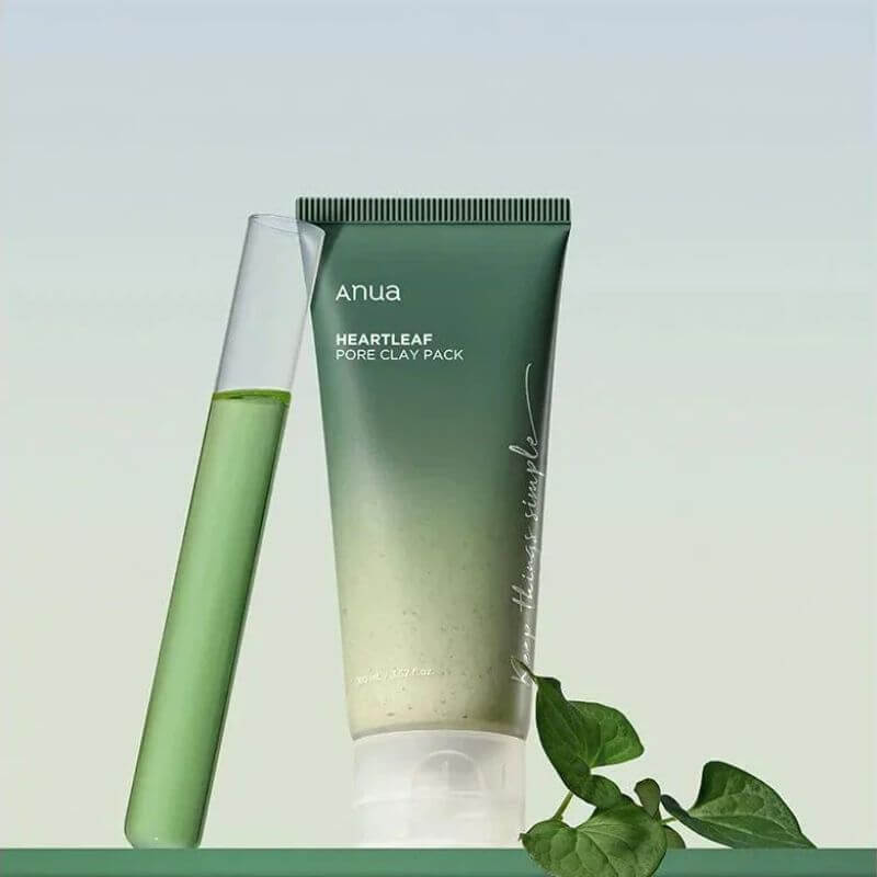 ANUA Heartleaf Pore Clay Pack - molio kaukė, 100 ml ANUA Heartleaf Pore Clay Pack - molio kaukė, 100 ml