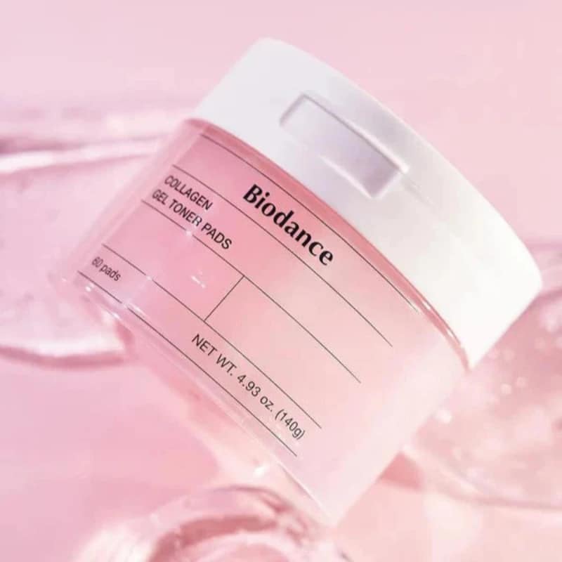 Biodance Collagen Gel Toner Pads - kolageno geliniai veido padeliai 60 vnt 140g Biodance Collagen Gel Toner Pads - kolageno geliniai veido padeliai 60 vnt 140g
