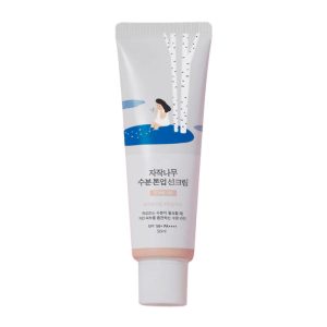 ROUND LAB Birch Juice Moisturizing Tone Up Sunscreen tonuojantis apsauginis kremas nuo saulės 50ml