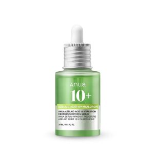 ANUA Azelaic Acid 10 Hyaluron Redness Soothing Serum, 30 ml