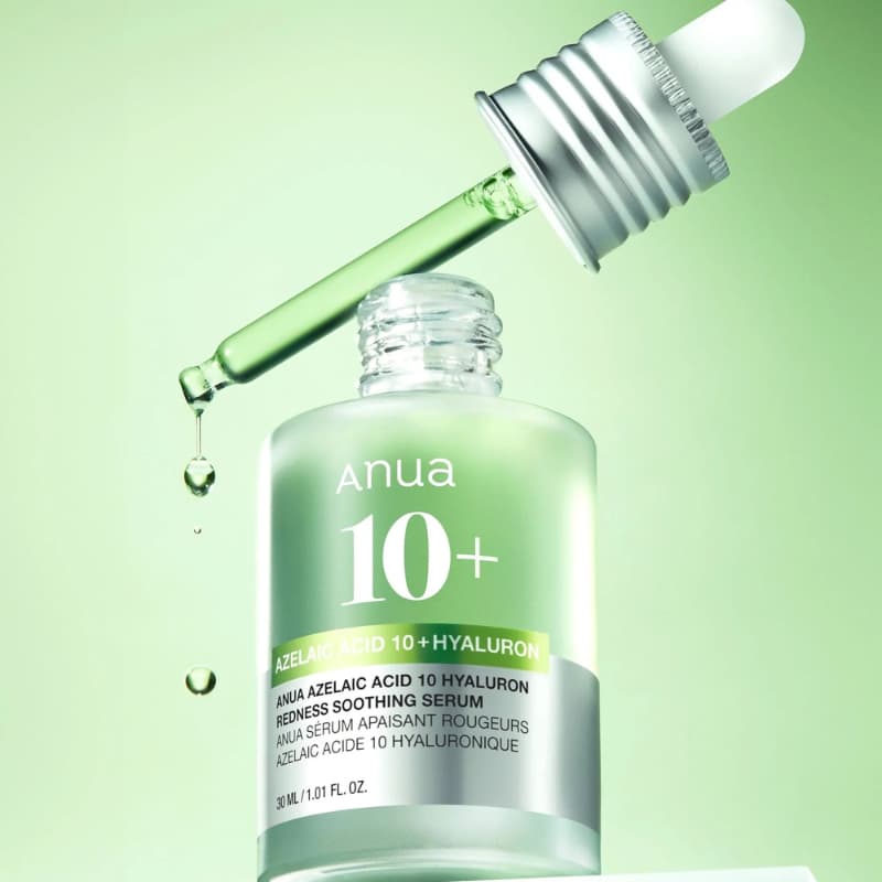 ANUA Azelaic Acid 10 Hyaluron Redness Soothing Serum, 30 ml ANUA Azelaic Acid 10 Hyaluron Redness Soothing Serum, 30 ml