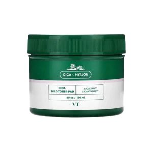 VT Cosmetics CICA Mild Toner Pad – šveičiamieji veido padeliai