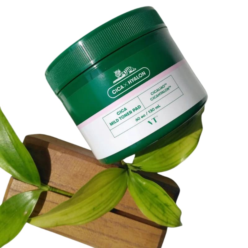 VT Cosmetics CICA Mild Toner Pad – šveičiamieji veido padeliai VT Cosmetics CICA Mild Toner Pad – šveičiamieji veido padeliai