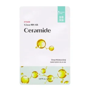 Etude 0.2 Therapy Air Mask Ceramide - lakštinė drėkinanti veido kaukė su keramidu 20ml
