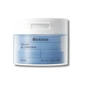 Biodance Cera-nol Gel Toner Pads – toniko padeliai jautriai odai 60vnt