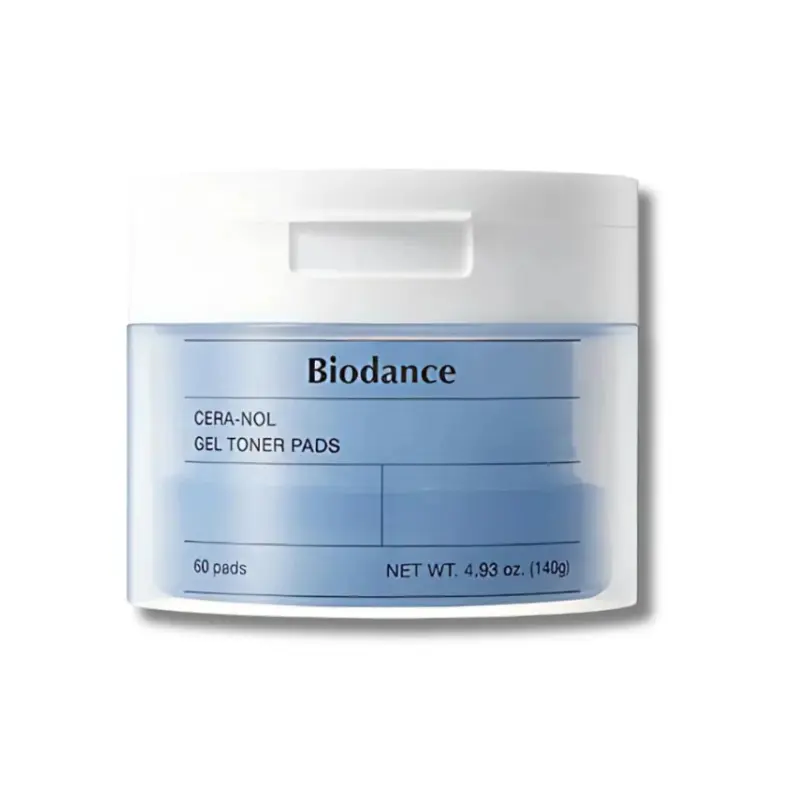 Biodance Cera-nol Gel Toner Pads – toniko padeliai jautriai odai 60vnt Biodance Cera-nol Gel Toner Pads – toniko padeliai jautriai odai 60vnt