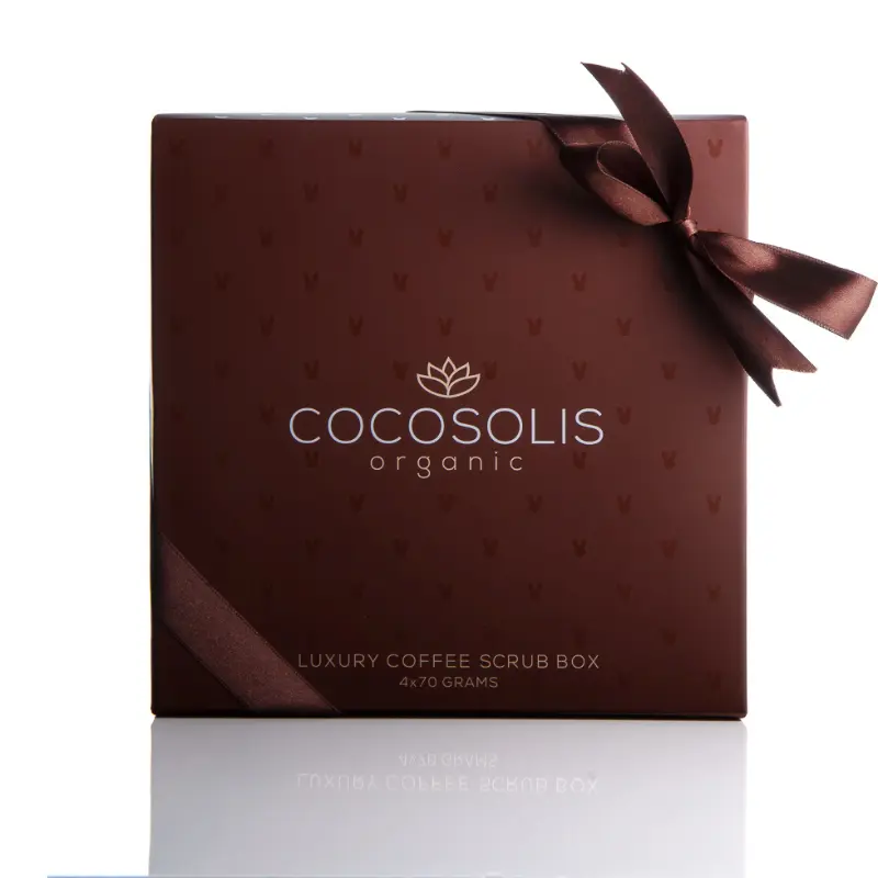 Cocosolis Luxury Coffee SCRUB BOX kūno ir veido šveitiklių rinkinys Cocosolis Luxury Coffee SCRUB BOX kūno ir veido šveitiklių rinkinys