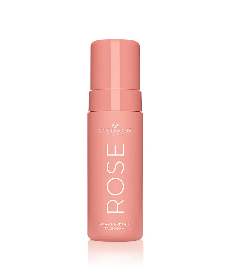 Cocosolis ROSE Clean & Hydrate Face Foam valomosios ir drėkinamosios veido putos Cocosolis ROSE Clean & Hydrate Face Foam valomosios ir drėkinamosios veido putos