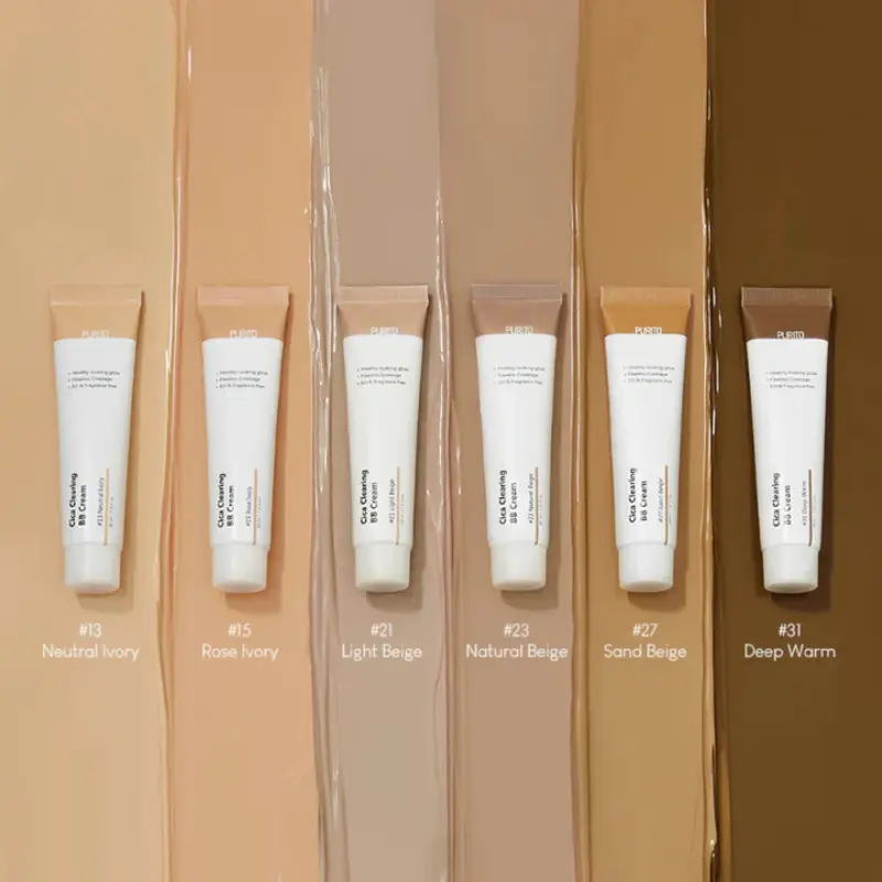 Purito SEOUL Cica Clearing BB veido kremas 27 Sand Beige 30 ml Purito SEOUL Cica Clearing BB veido kremas 27 Sand Beige 30 ml