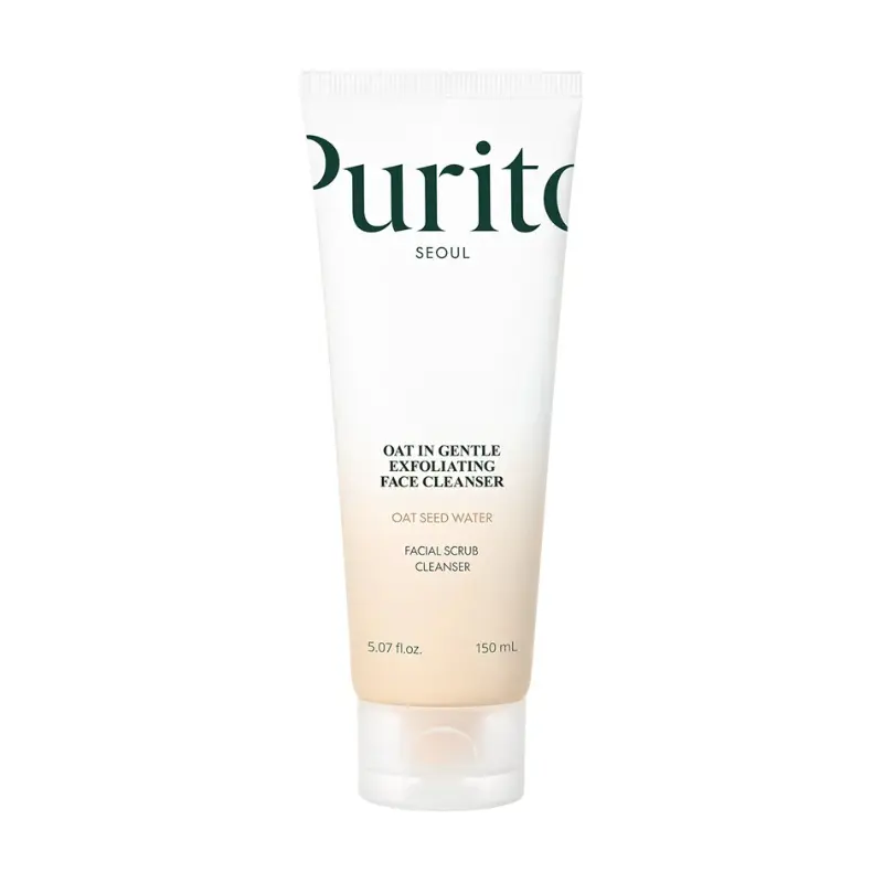 PURITO SEOUL Oat In Gentle Exfoliating Face Cleanser veido prausiklis 150ml PURITO SEOUL Oat In Gentle Exfoliating Face Cleanser veido prausiklis 150ml