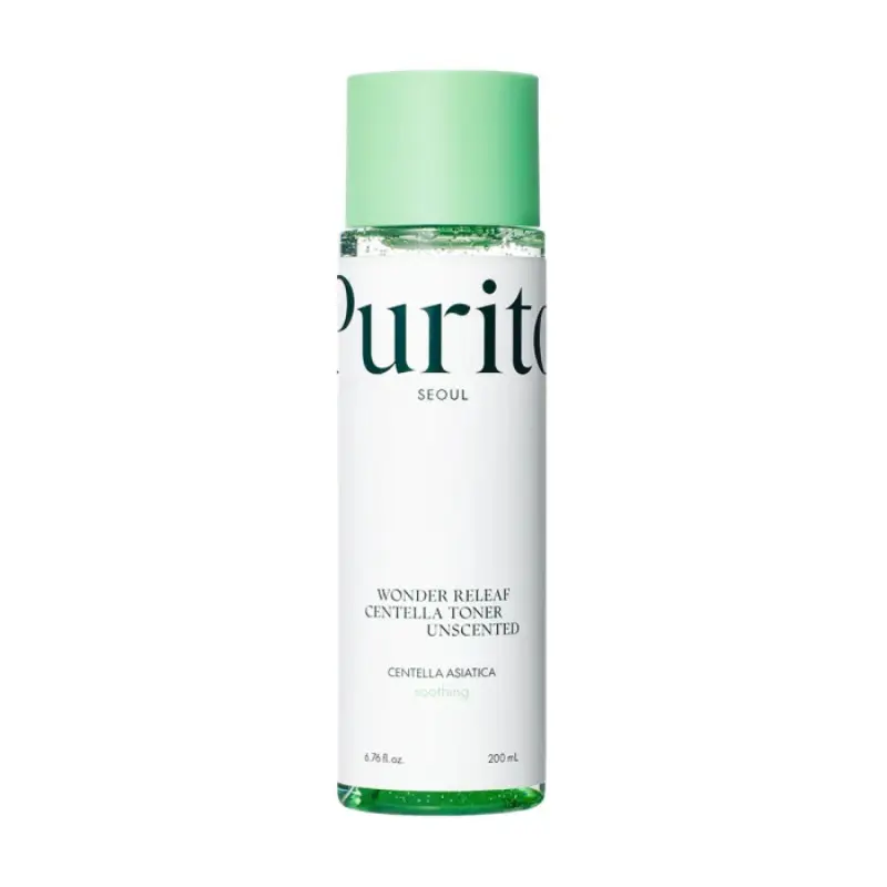 Purito SEOUL Wonder Releaf Centella Unscented Toner Bekvapis veido tonikas 200ml Purito SEOUL Wonder Releaf Centella Unscented Toner Bekvapis veido tonikas 200ml