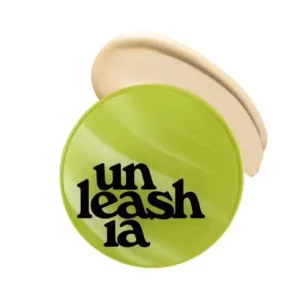 UNLEASHIA Satin Wear Healthy-Green Cushion makiažo pagrindas 21N Eburnean