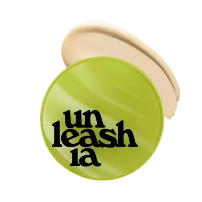 UNLEASHIA Satin Wear Healthy-Green Cushion makiažo pagrindas 21N Eburnean UNLEASHIA Satin Wear Healthy-Green Cushion makiažo pagrindas 21N Eburnean