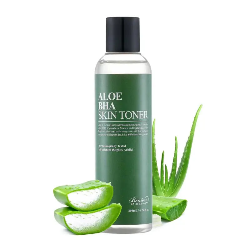 Benton Aloe BHA Skin Toner - raminamasis veido tonikas, 200 ml Benton Aloe BHA Skin Toner - raminamasis veido tonikas, 200 ml