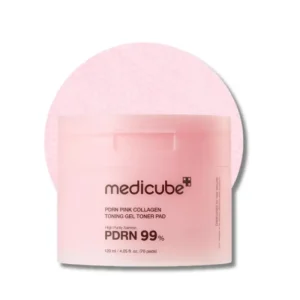Medicube PDRN Pink Collagen Toning Gel Toner Pad - toniko padeliai, 70 vnt