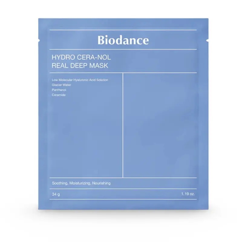 Biodance Hydro Cera-nol Real Deep Mask intensyviai - drėkinanti kaukė, 1 vnt. Biodance Hydro Cera-nol Real Deep Mask intensyviai - drėkinanti kaukė, 1 vnt.