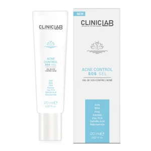 Cliniclab Acne Control SOS Gel -  intensyvaus poveikio gelis nuo spuogų, 20 ml