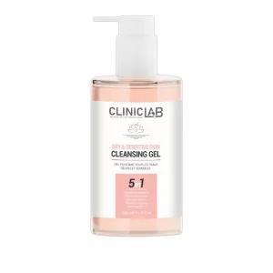 Cliniclab Dry and Sensitive Skin Cleansing Gel - prausimosi gelis sausai ir jautriai odai, 200 ml