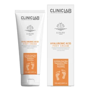 Cliniclab Hyaluronic Acid Foot Cream - pėdų kremas su hialurono rūgštimi, 100 ml